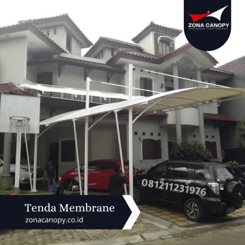 Canoppy Membrane Carport jakarta selatan